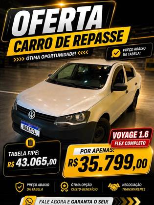 VOLKSWAGEN VOYAGE 1.6 MI TRENDLINE 8V FLEX 4P MANUAL